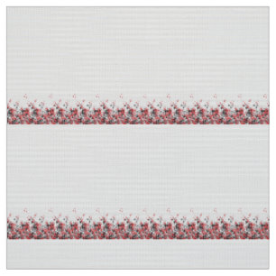 Ein auffälliges blaues und rosa Blumenmotiv kontra Stoff