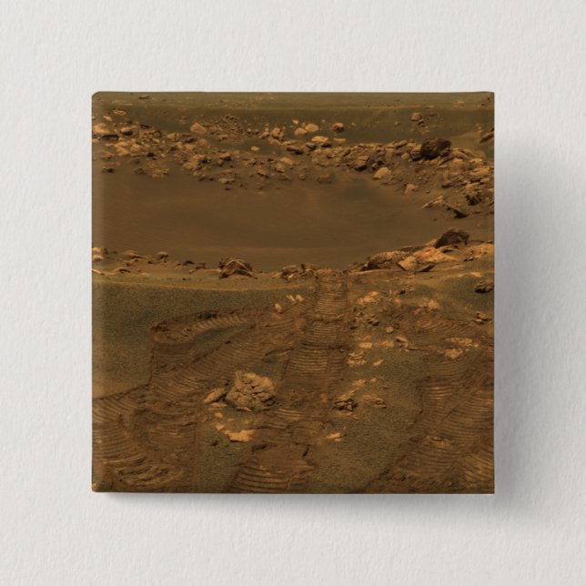 Ein Aufprallkrater in der Region Meridian Planum Button (Vorderseite)