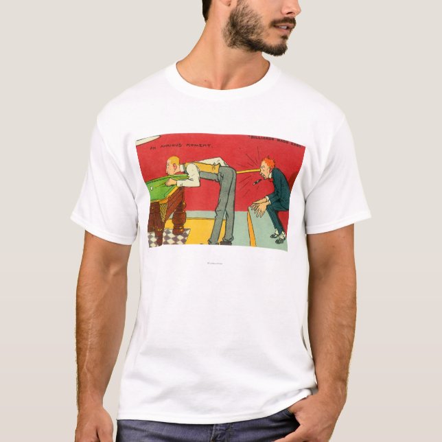 Ein aufregender Moment, Queue, die einen Kopf T-Shirt (Vorderseite)