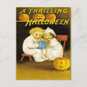 Ein aufregendes Halloween Postkarte