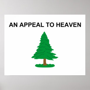 Ein Aufruf an Himmel - Marineflagge 1775 G Poster