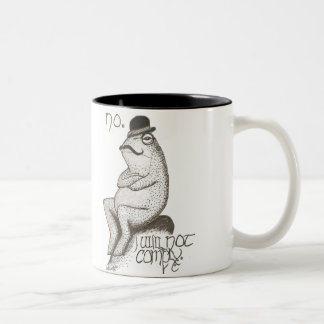 "Ein aufsässiger Sir" 15 Unze. Kaffee-Tasse Zweifarbige Tasse