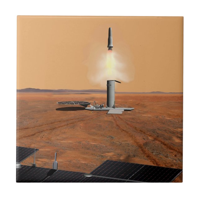 Ein aufsteigendes Fahrzeug Verlasse Mars. 2 Fliese (Vorderseite)