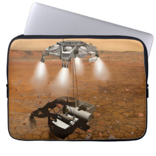 Ein aufsteigendes Fahrzeug Verlasse Mars. Laptopschutzhülle