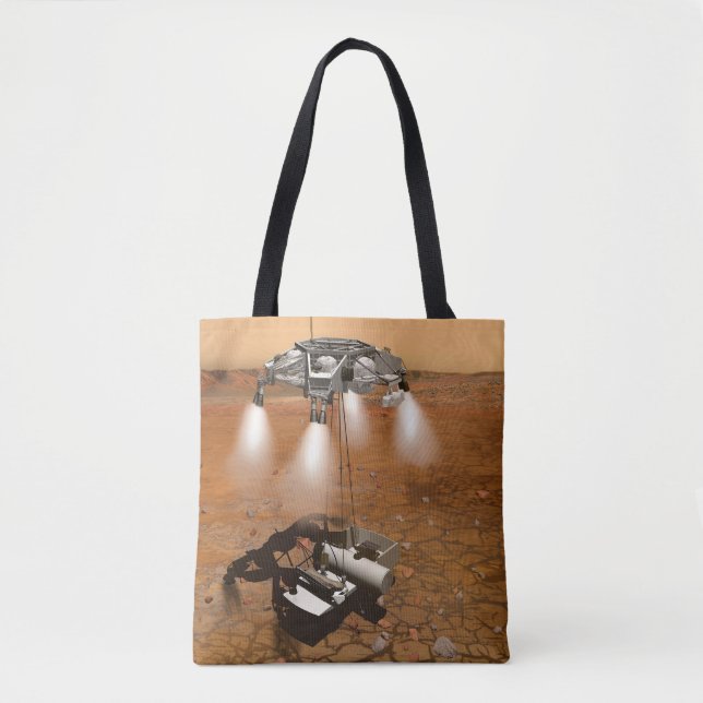 Ein aufsteigendes Fahrzeug Verlasse Mars. Tasche (Vorderseite)