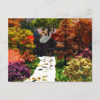 Ein Augenblick des Herbstes Postkarte