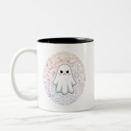 Ein Ausbruch der Doodle-Freude Zweifarbige Tasse