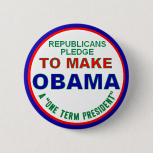 Ein Ausdruck-Präsident Button