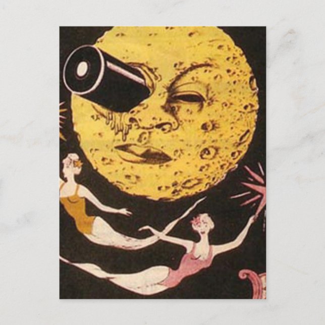 Ein Ausflug zum Moon Movie Poster Postkarte (Vorderseite)