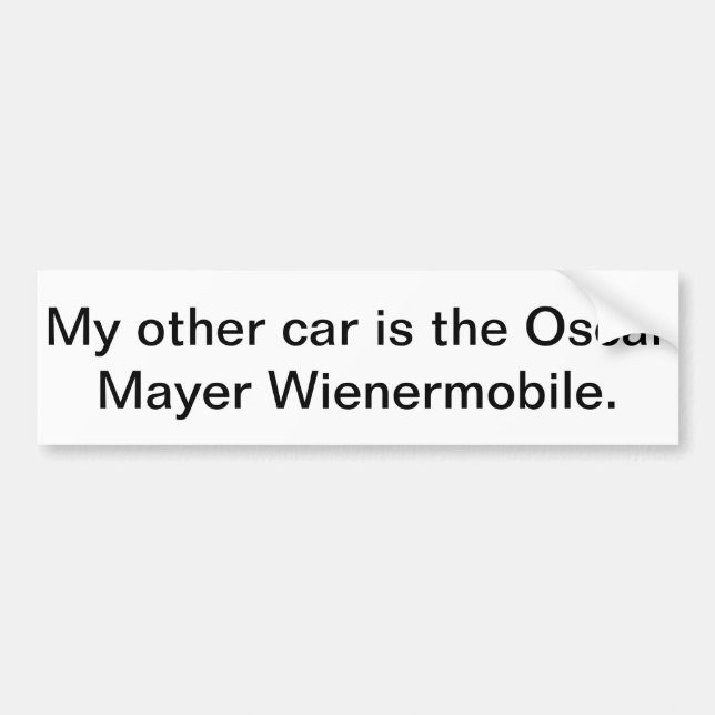 ein Autoaufkleber (Vorne)