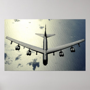 Ein B-52 Stratofortress im Flug Poster