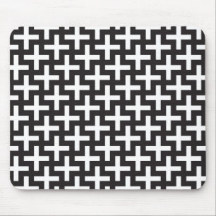 Ein b&w kopiert gemacht mit "plus" Zeichen Mousepad