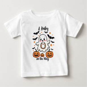 Ein Baby auf dem Weg Pastel Ghost Schwangerschaft T-shirt