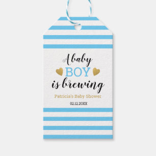 Ein Baby Boy Braut Babydusche Danke Geschenkanhänger