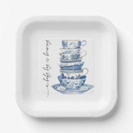 Ein Baby Boy brütet Tea Party Babydusche Pappteller