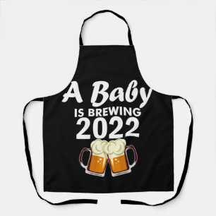 Ein Baby braut 2022 für neuen Papa Schürze