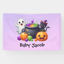 Ein Baby braut Babydusche im Hintergrund Banner