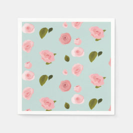 Ein Baby braut Blumenjungen Teetassen Babydusche Serviette
