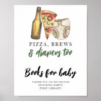 Ein Baby braut Brauereien & Pizzakuchen für das Ba