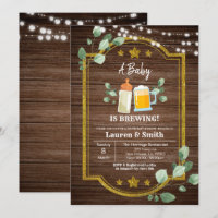 Ein Baby braut Co-Ed-Baby-Dusche Einladung