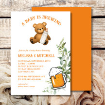 Ein Baby braut eine Babydusche