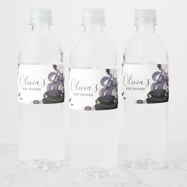 Ein Baby braut eine gotische Halloween-Babydusche (Flaschen)