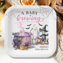 Ein Baby braut Girl Pink Halloween Babydusche