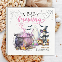 Ein Baby braut Girl Pink Halloween Babydusche