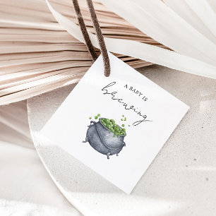 Ein Baby braut Halloween Gefälligkeitstags Geschenkanhänger