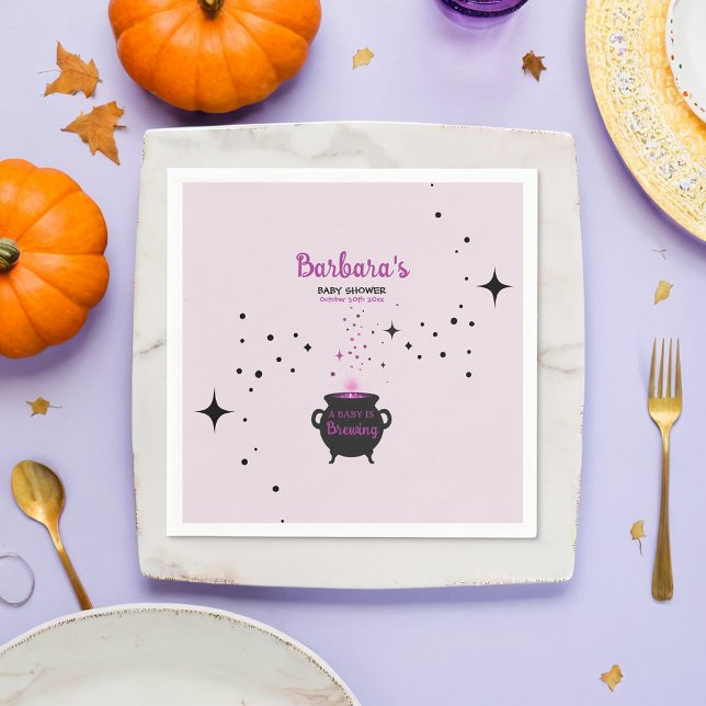 Ein Baby braut Halloween-Kinderdusche Serviette (Von Creator hochgeladen)