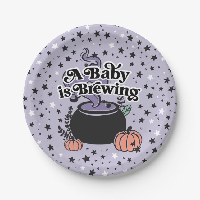 Ein Baby braut Halloween Paper-Teller Pappteller (Vorderseite)