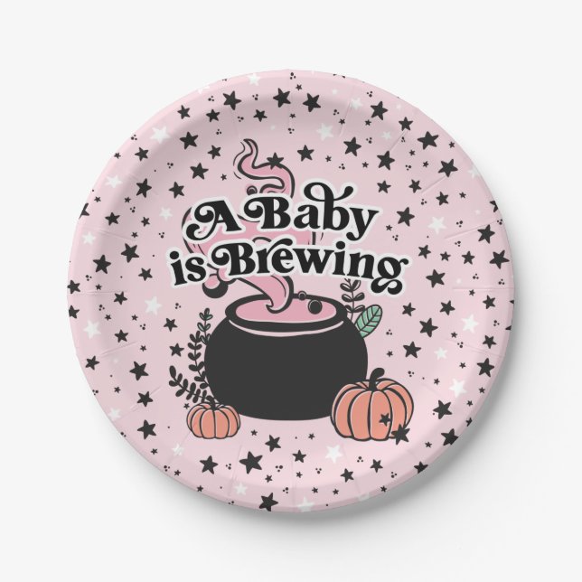 Ein Baby braut Halloween Paper-Teller Pappteller (Vorderseite)