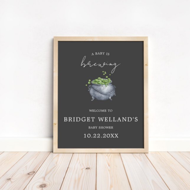 Ein Baby braut Halloween | Poster (Available for print and instant digital download!)