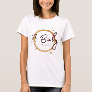 Ein Baby Braut Kaffebohnen Baby Shower T-Shirt