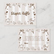 Ein Baby braut Kaffee Cafe Bebe Windel-Raffle