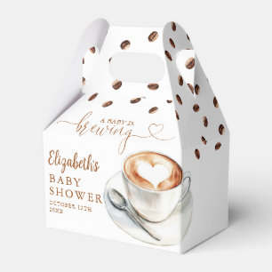 Ein Baby braut Kaffee Thema Baby Shower Geschenkschachtel