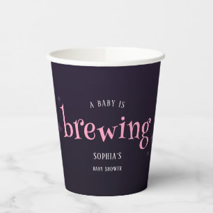 Ein Baby braut Niedliche Halloween-Kinderdusche Pappbecher