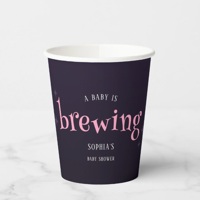 Ein Baby braut Niedliche Halloween-Kinderdusche Pappbecher (Links)