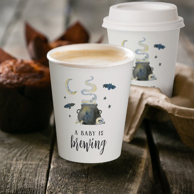 Ein Baby braut Niedliche Halloween-Kinderdusche Pappbecher (Von Creator hochgeladen)