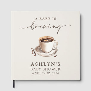 Ein Baby braut sich zusammen Baby Shower Gästebuch