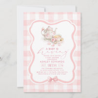 Ein Baby braut sich zusammen Mädchen Baby Shower P