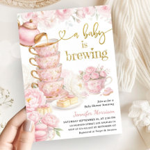 Ein Baby braut Tee Baby Shower Mädchen Floral