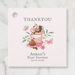 Ein Baby braut Vintages Tee Party Babydusche Geschenkanhänger