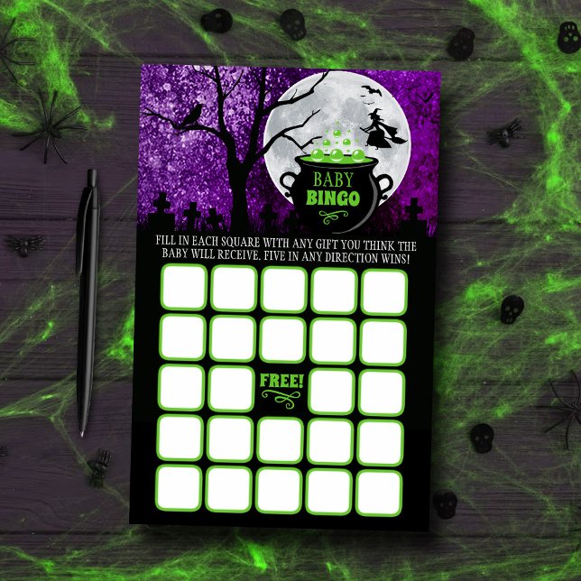 Ein Baby brütet Halloween Baby Shower Bingo Game (Von Creator hochgeladen)