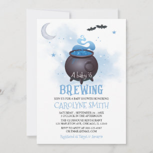 Ein Baby brütet Halloween-Kinderdusche Einladung