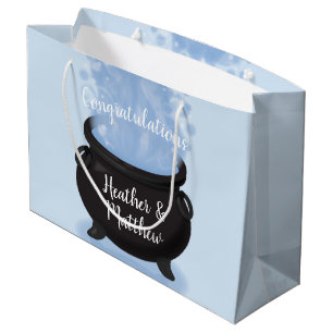 Ein Baby brütet HexenBaby-Dusche Gothic Blue Große Geschenktüte