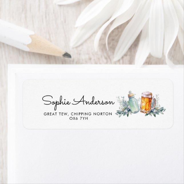 Ein Baby brütet moderne Babydusche (Insitu)