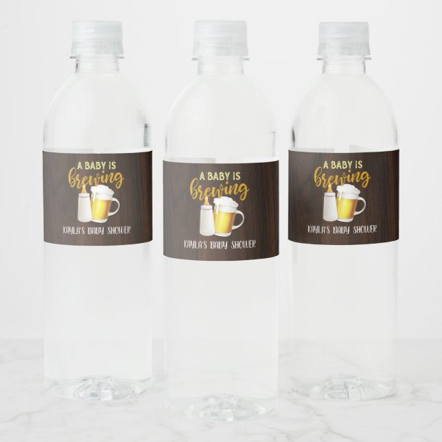 Ein Baby brütet Wasser-Flaschen-Etikett - Custom (Flaschen)
