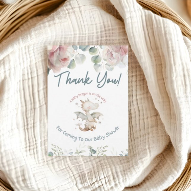 Ein Baby Dragon ist auf dem Weg Babydusche Danke (Von Creator hochgeladen)