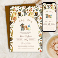 Ein Baby ist das Brechen der Kaffee Espresso Babyd